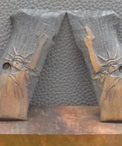 Brünner CZ75/85B , Ausführung 9, Freiheitsstatue, Nußbaum