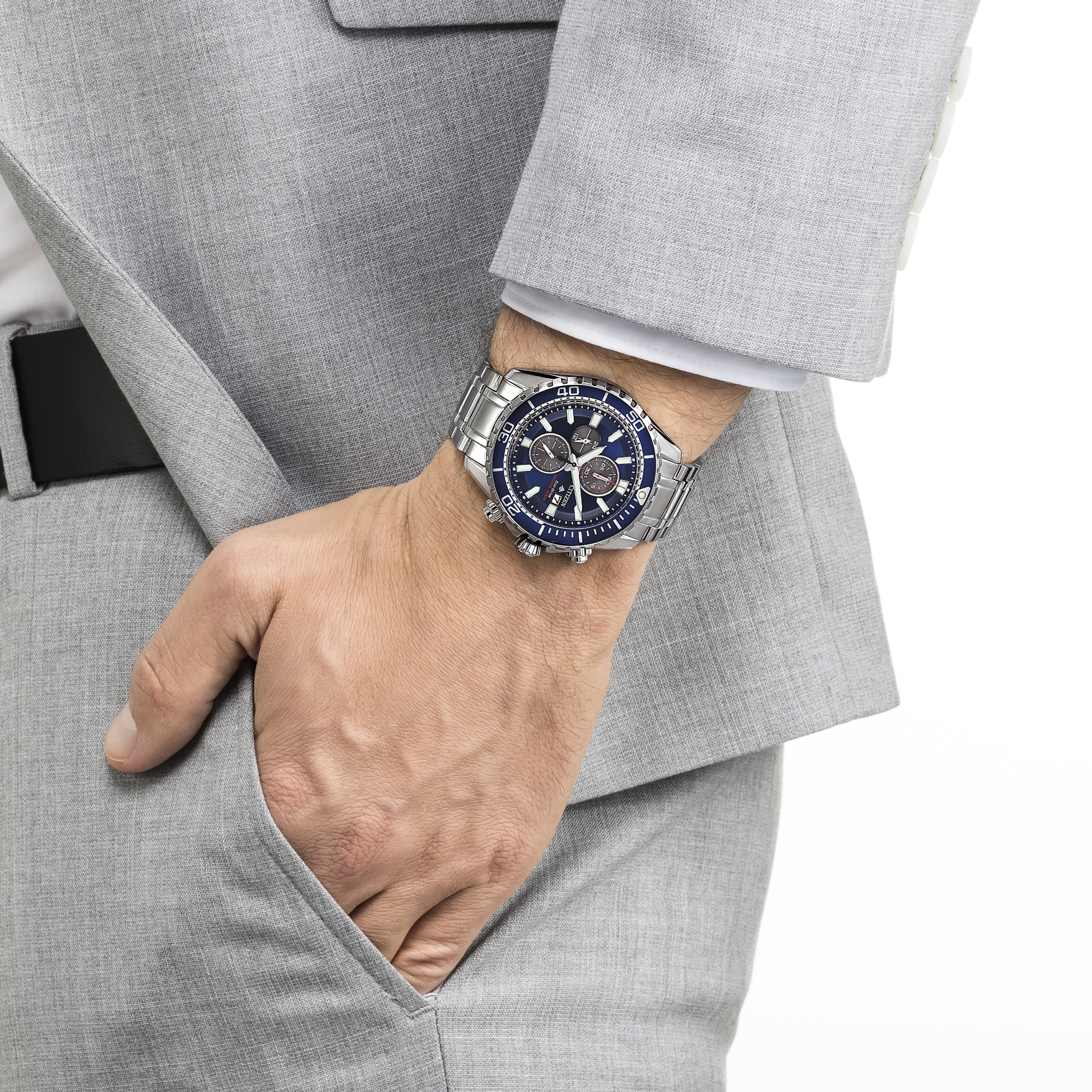 Citizen Promaster Marine CA0710-82L Eco-Drive Herren 20bar TaucherUhr ArmbandUhr – Bild 6