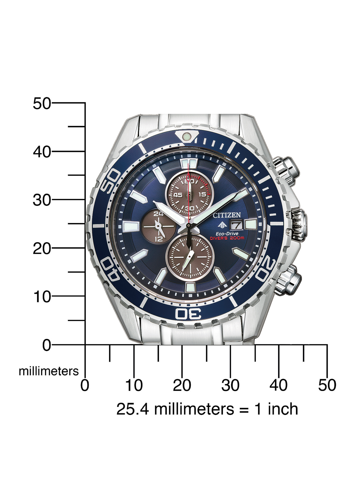 Citizen Promaster Marine CA0710-82L Eco-Drive Herren 20bar TaucherUhr ArmbandUhr – Bild 5