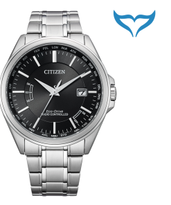 Citizen Funkuhr Herren CB0250-84E Funk Quarz Eco-Drive Saphir 10 bar Perpetual
