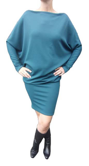 Mischgewebe, Slinky Jersey – extra leicht, unifarben Petrol – Bild 6