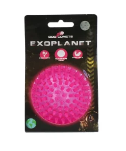 Dog Comets Exoplanet TPR Igelball, quietscht, hüpft, schwimmt, rosa (M, L)