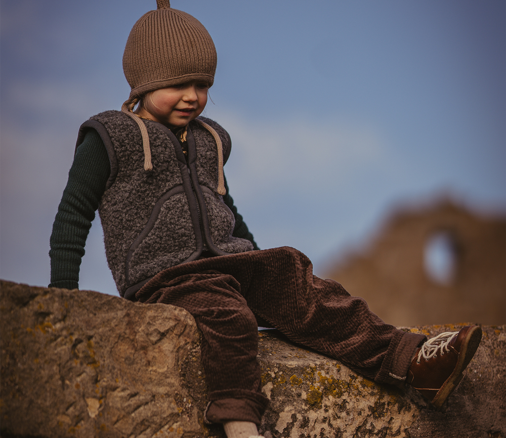 Alwero – Bodywarmer CARPATHIAN, Biowolle, GRAPHITE – Bild 2