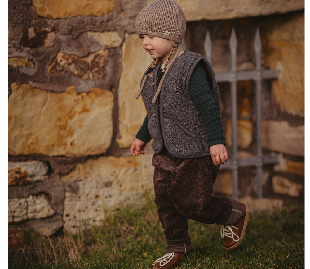 Alwero – Bodywarmer CARPATHIAN, Biowolle, GRAPHITE – Bild 7