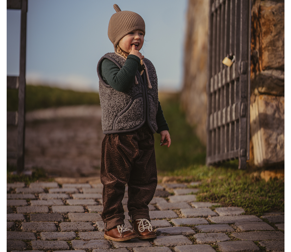 Alwero – Bodywarmer CARPATHIAN, Biowolle, GRAPHITE – Bild 5