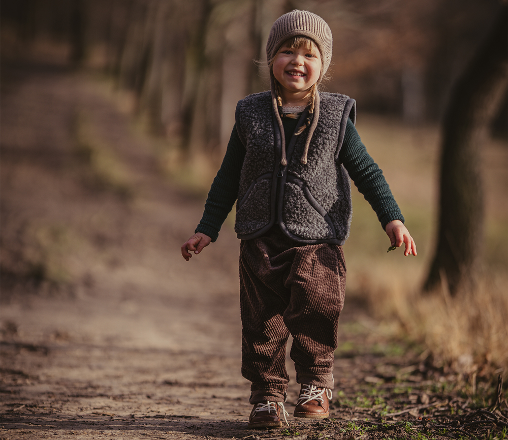 Alwero – Bodywarmer CARPATHIAN, Biowolle, GRAPHITE – Bild 3