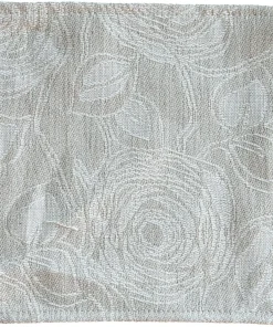 Coaster Untersetzer LYDIA Natur Rosen beige creme 14,5×14,5 cm Landhaus 1 Stk