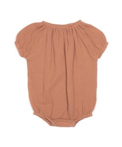 Huttelihut – Romper „Comfy“, Marsala, Musselin