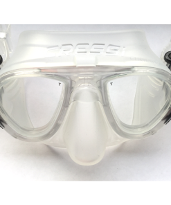 Cressi Tauchmaske 2-Fenstermaske Calibro Silicon Clear Maske Tauchermaske transp