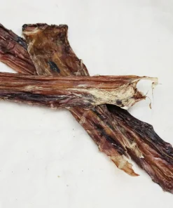 Straußen Schlundfleisch, knackiger Snack, hypoallergen, 100% Strauß, 15-35cm