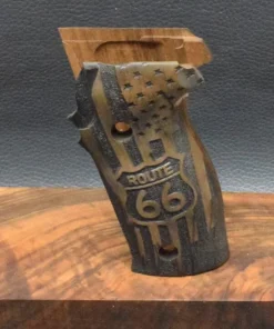 Sig-sauer, P 220, Ausführung 9, Route 66, Nußbaum