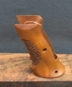 Brünner CZ75/85B Targetgriff, Ausführung 29, teilpunziert, Nußbaum, braun