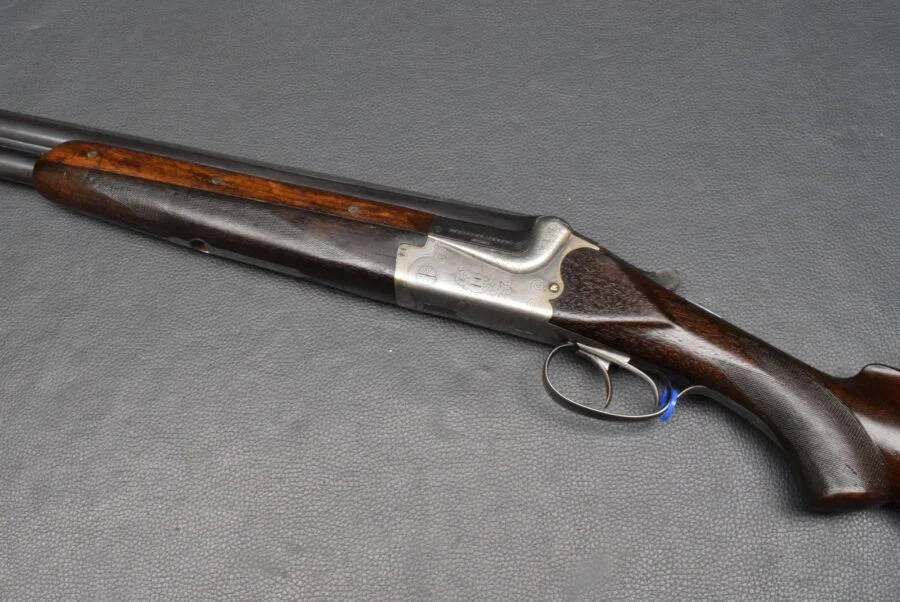 BDFL Merkel Suhl Modell. 201E, Kaliber 12/70 Nitro, DA. 71cm Läufe, gebraucht – Bild 2