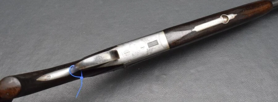 BDFL Merkel Suhl Modell. 201E, Kaliber 12/70 Nitro, DA. 71cm Läufe, gebraucht – Bild 6