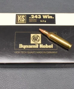 243 Win., 20 RWS Patronen, Kegelspitz, 6,2g/96gr, zum Sonderpreis!