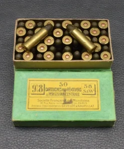 50 Patronen, Gevelot&Gaupillat, 38S&W, Blei Rundkopf, Sammler Munition, zum Sonderpreis!