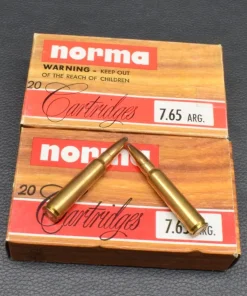 40 Patronen, Norma, 7,65 ARG, Soft Point, 9,7g/150gr, zum Sonderpreis!