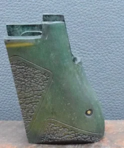 IMI Desert Eagle , Ausführung 27, teilpunziert, grünlich, Nußbaum