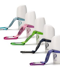 Doggyroller inkl. Karabiner (wiederverwendbar), lila, grün, rosa, navy, türkis