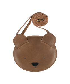 Donsje Amsterdam – Täschchen „Britta Bear“, cognac