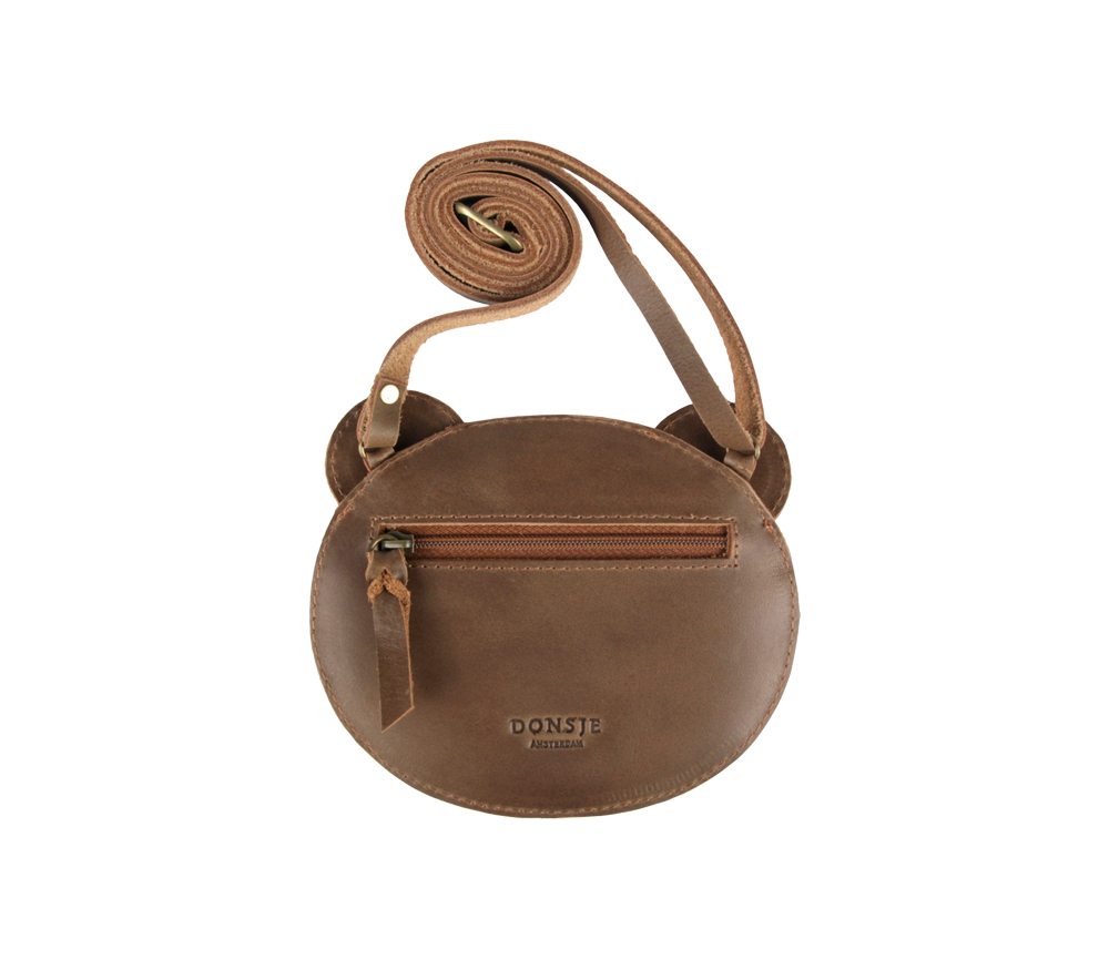Donsje Amsterdam – Täschchen „Britta Bear“, cognac – Bild 5
