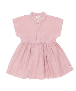 Donsje Amsterdam – Kleid „BYZOU“, purple violet, Leinen