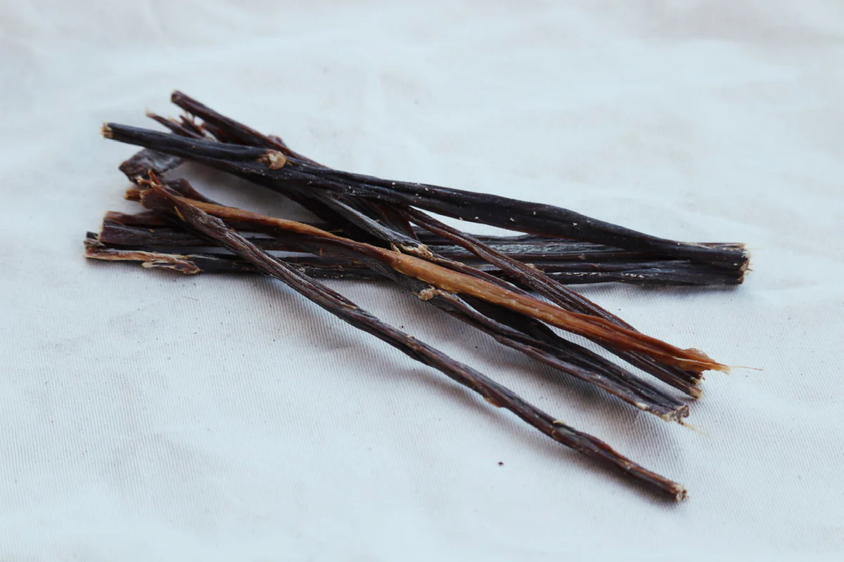 Fleisch-Spaghetti, Schweine Darm, von Welpe bis Senior, 12-20cm lang (100 % Schwein)