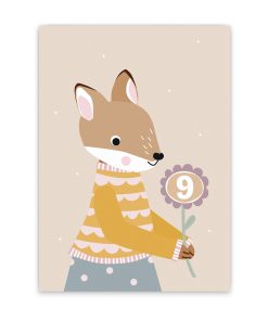 Nellie&Finn – Postkarte „9. GEBURTSTAG“