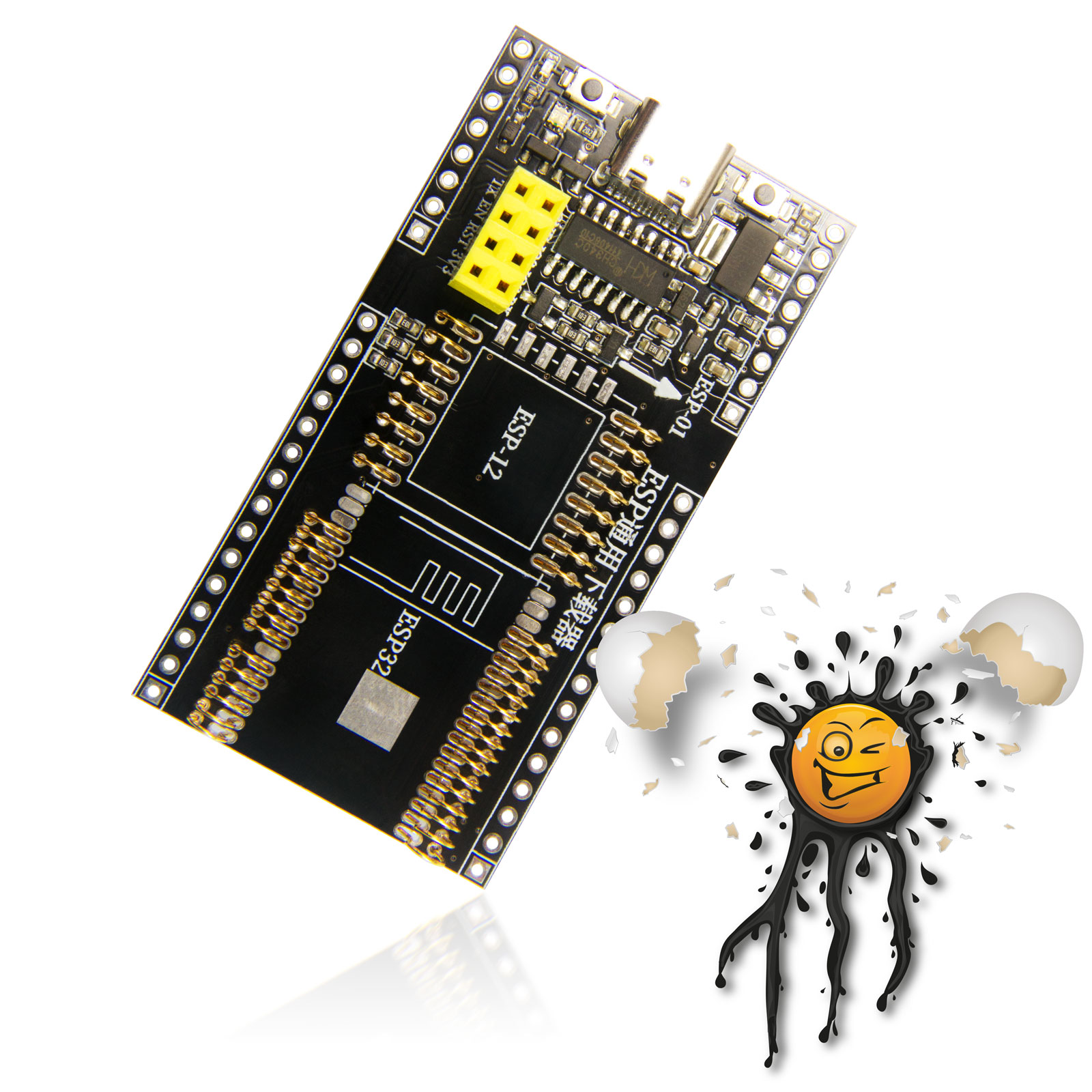 ESP32 ESP-01 ESP-12 ESP-07 Universal Programmer USB-C CH340 USB TTL Tasmota – Bild 4