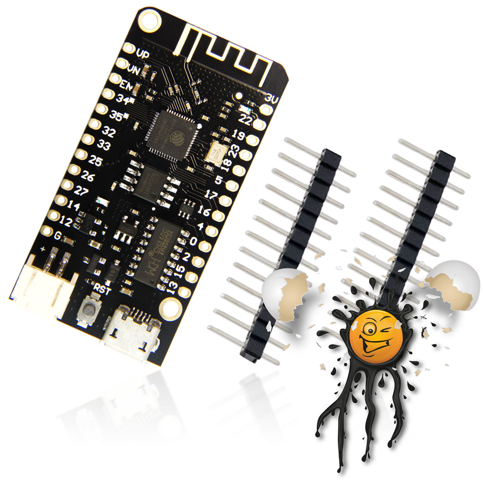 LOLIN ESP32 Entwickler Development Board Set USB-Micro – Bild 8