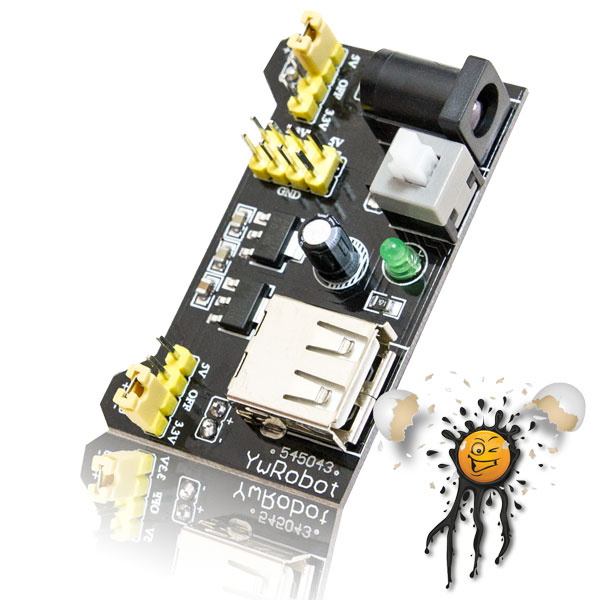 MB102 Arduino IoT ESP8266 Breadboard 400 Power Supply Jumper Kabel Set – Bild 4