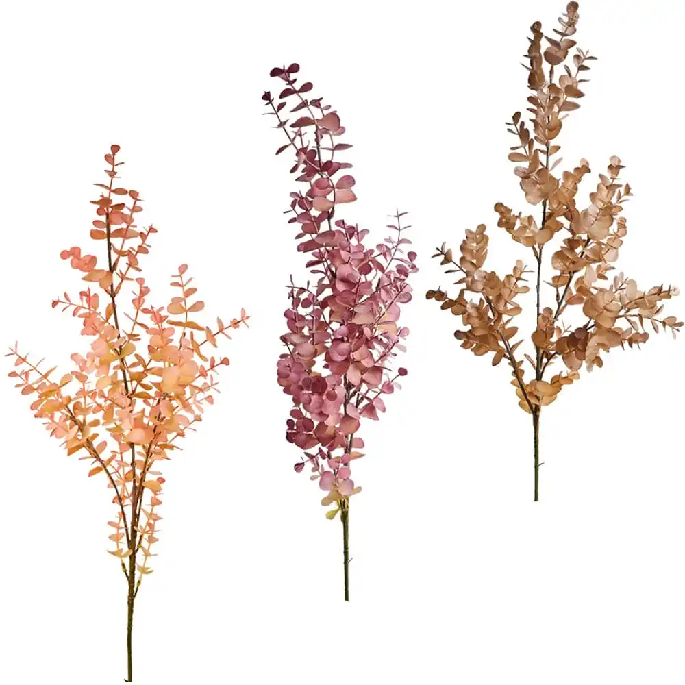 Eukalyptus Zweige Kunstpflanzen Dekozweige Naturdeko 1 Stk 80 cm – 3 Farben – Bild 2