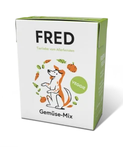 FRED Gemüse-Mix (optimale Ergänzung zur Reinfleisch-Fütterung/B.A.R.F oder für Schleckmatten), Zucchini, Steckrübe, Karotte, Kürbis