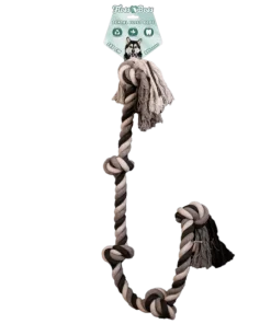 Floss Dental Rope, 100% Baumwolle, 5 Knoten, 145cm