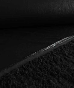 Fake Fur, Teddystoff / Kunstleder / Double Face Schwarz