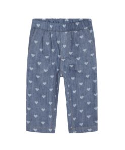 FLÖSS – Jeanshose, LOLLO, mit Herzen, Baumwolle