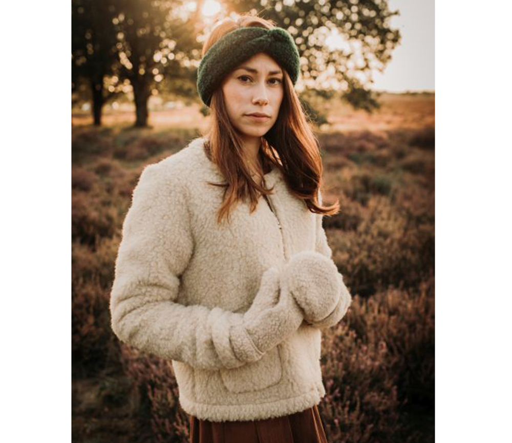 Alwero – Handschuhe, Freeze Adult, Natur, Biowolle – Bild 3