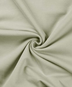 French Terry, Oliv hell – Sweatshirtstoff brushed