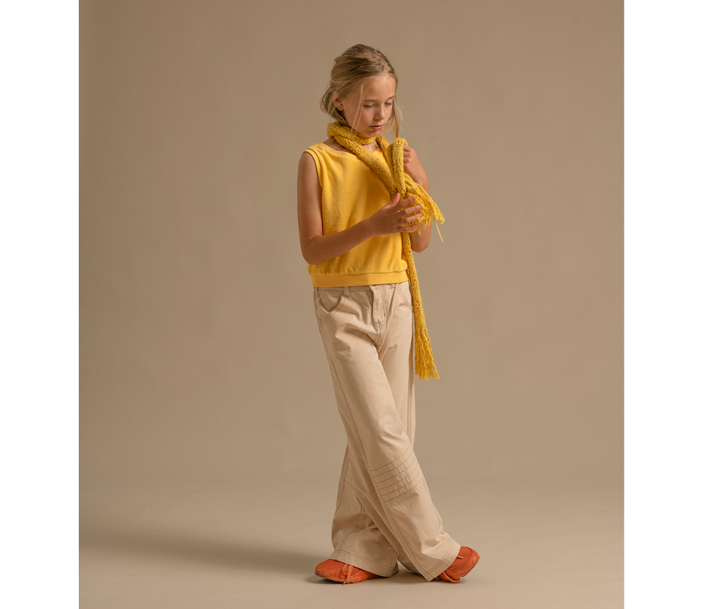 LongLiveTheQueen – Terry Top, Yellow, Biobaumwolle (6J.) – Bild 4