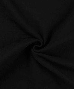 Bio Gauze, Musselin – Schwarz- unifarben