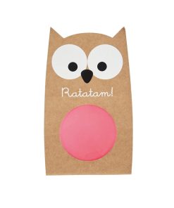 Ratatam – Flummi, Glow in the dark, pink, 5,7cm