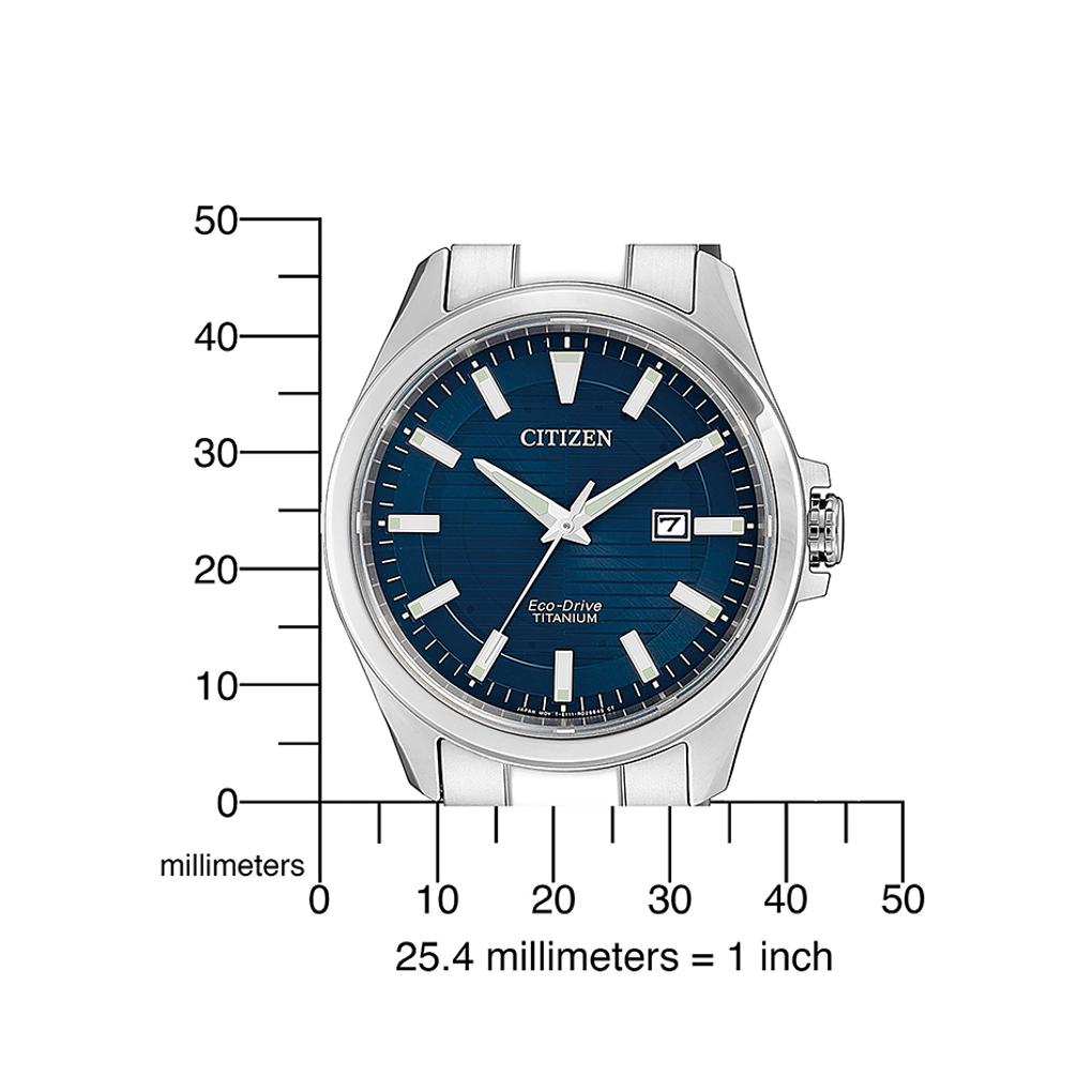 Citizen Super Titanium BM7470-84L Armbanduhr Saphir Eco-Drive Herren Uhr Neu – Bild 5