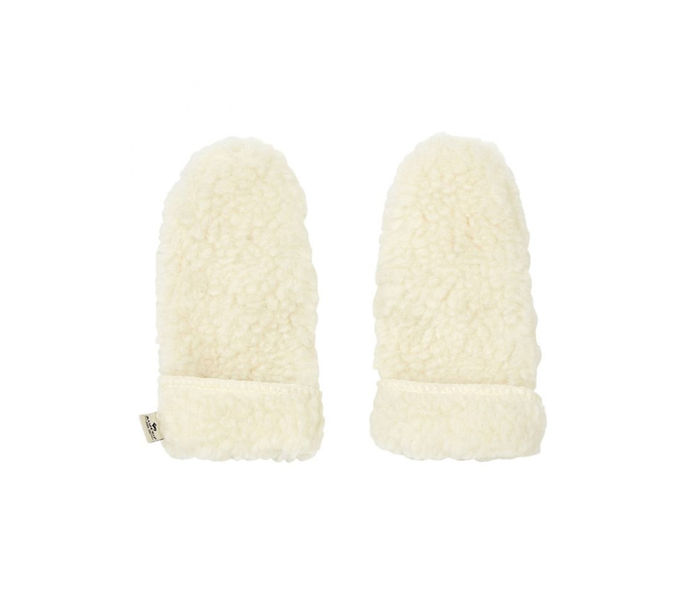 Alwero – Handschuhe, Freeze Kids, Naturel, Biowolle – Bild 2