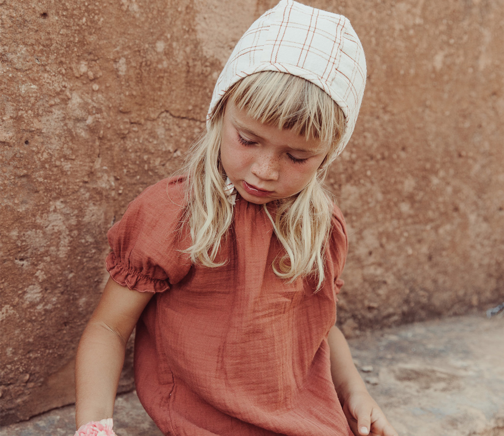 LIILU – Bobo Bonnet, Rustic Check – Bild 4