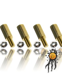 Platinen Abstandhalter Hexbolzen Standoff M3 12 mm + 6 mm Metall 8-teilig