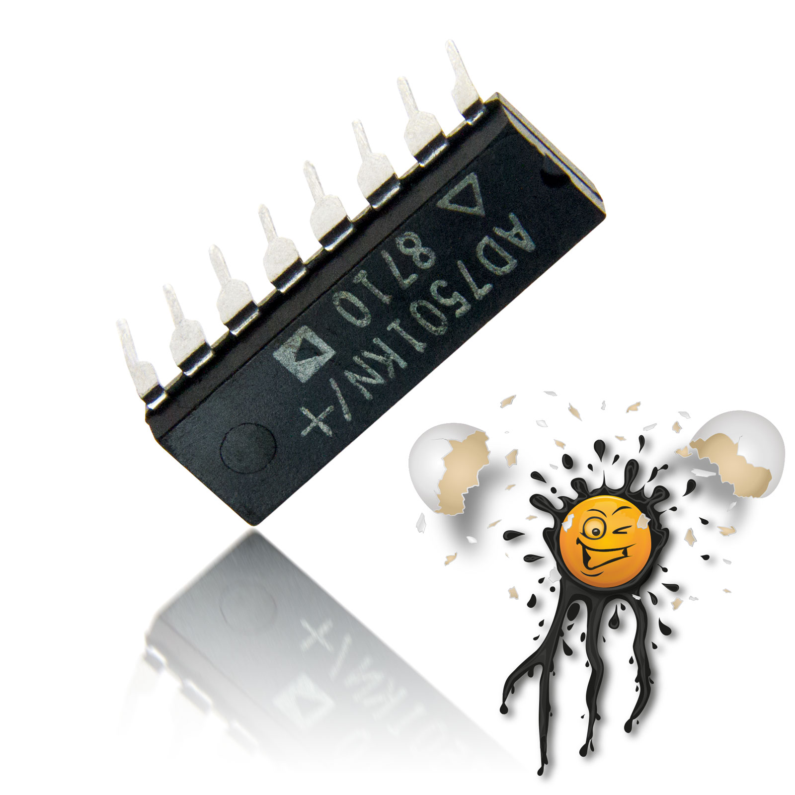 AD7501KN 8 Kanal Channel analog Multiplexer TTL/DTL CMOS logic compatible DIP-16 IC – Bild 4