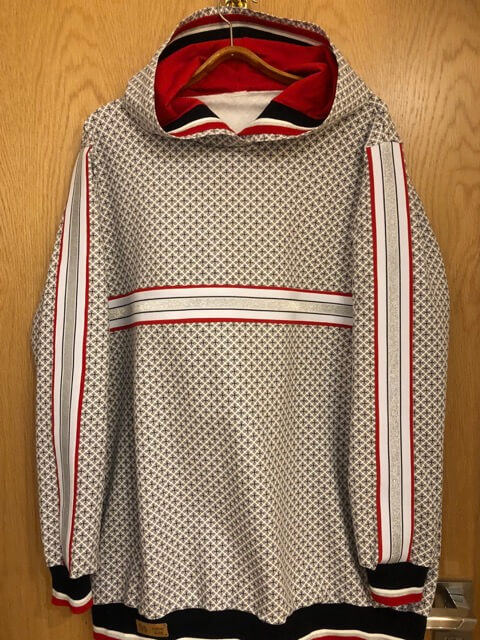 Elastic-Band, Gummiband Metallic gestreift, 40 mm breit – 3 Meter – Bild 4