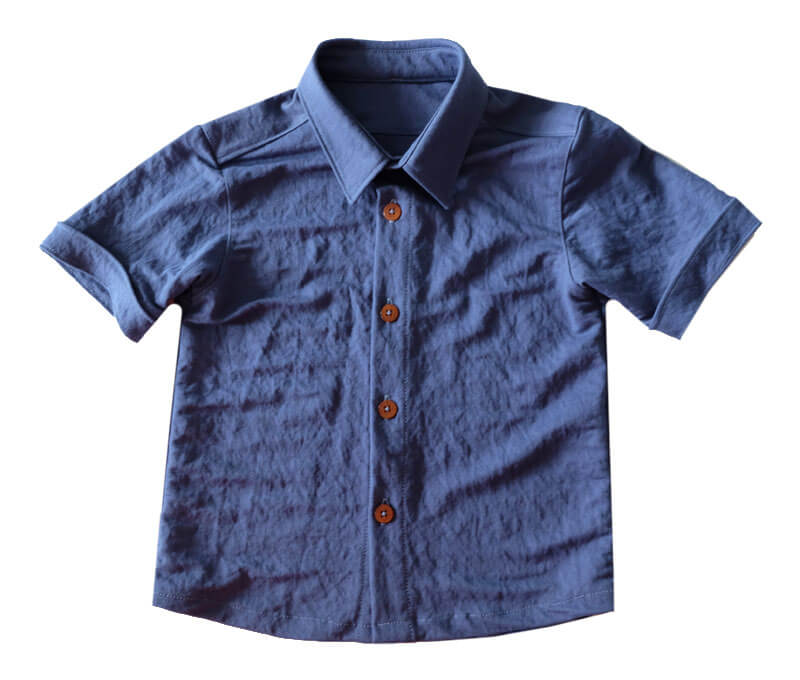 Leicht fallendes Mischgewebe, elastisch, Lino, Marine – Bild 6