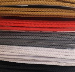 Kordel – unifarben – 6 mm breit – 1 Meter