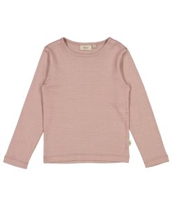 Wheat – Longsleeve „Nor“, lilac stripe, Biobaumwolle (Gr.104)